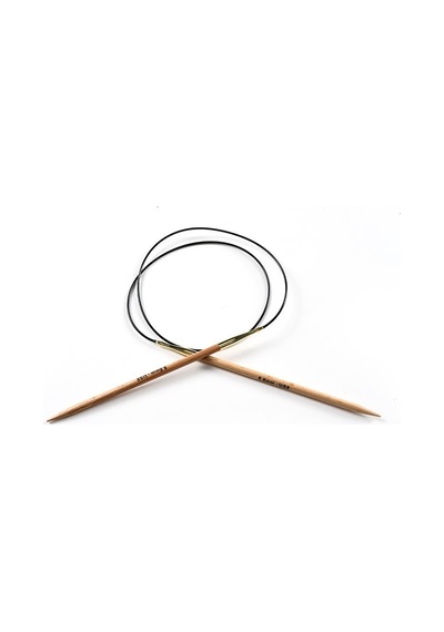 Knitpro Basix Kayın Ağacı Yuvarlak Örgü Şişi 80cm 5.00mm 35386