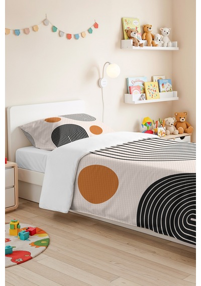 Siyah Geometrik Modern Genç Odası Tek Kişilik Pike Takımı - Hardal 160x220 Cm Kapitone Yatak Örtüsü Hafif Misk Dokusu