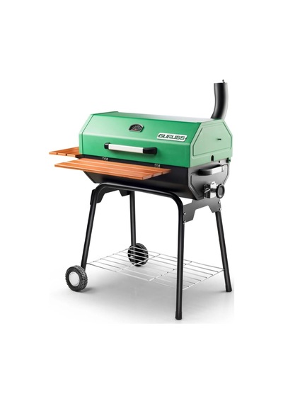 Rehome Guruss Cg-075 Barbekü Mangal Kömürlü 75 Cm Yeşil Tam Set