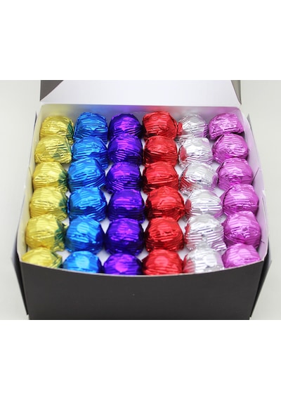 Dark Brown Dökme Fındık Parçacıklı Sargılı Kristal Sütlü Çikolata 1 KG