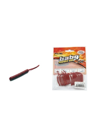 Fujin Baby Worm 5.2 Cm Floating Lrf Silikonu - Bloody Red