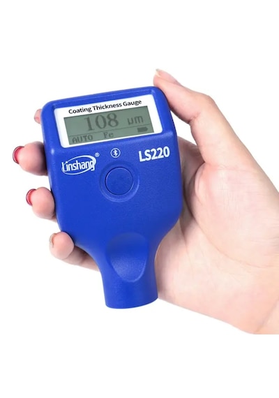 Linshang Ls220 Boya Ölçüm Cihazı 0-5000um Ölçüm Aralığı Demir Alüminyum Galvanizli Demir Ölçer Bluetooth'lu