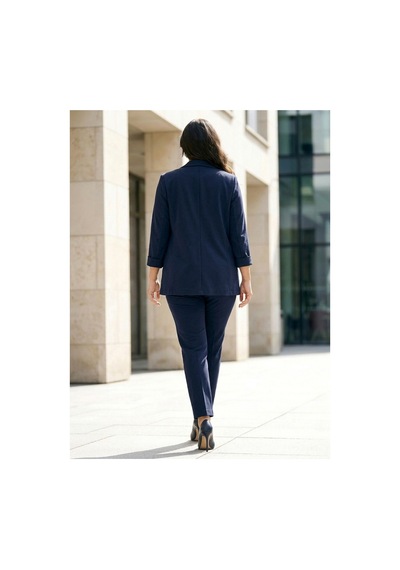 Hanezza Yeni Sarap Rengi Kadın Blazer Ceket Büyük Beden Takım Elbise Uyumlu Lacivert - 5553107 Lacivert Hanezza Yeni Sarap Rengi Kadın Blazer Ceket Büyük Beden Takım Elbise Uyumlu Lacivert - 5553107 Lacivert