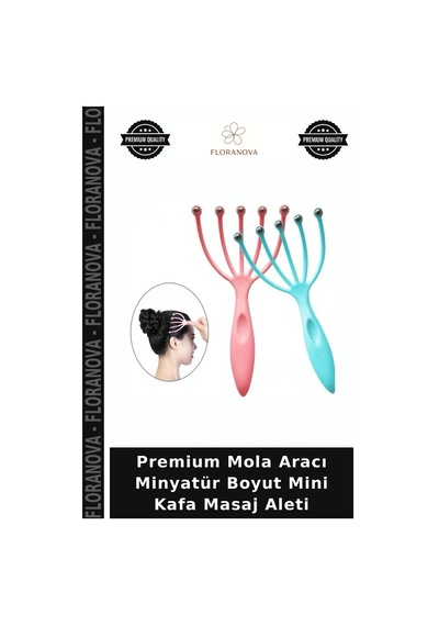 Premium Mola Aracı Minyatür Boyut Mini Kafa Masaj Aleti Çok Renkli