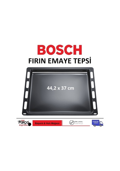 Bosch Uyumlu Ankastre Fırın Emaye Sığ Tepsi 44,2 X 37 Cm - 414813219