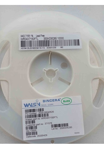 Wr04x7150ftl 715r 402 Smd Direnç 500 Adet
