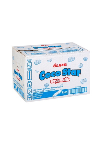 Ülker Coco Star 24x66g Hindistan Cevizli Bar - Tropik Atıştırmalık 4'li Avantaj Paketi - 4 Adet Tarı