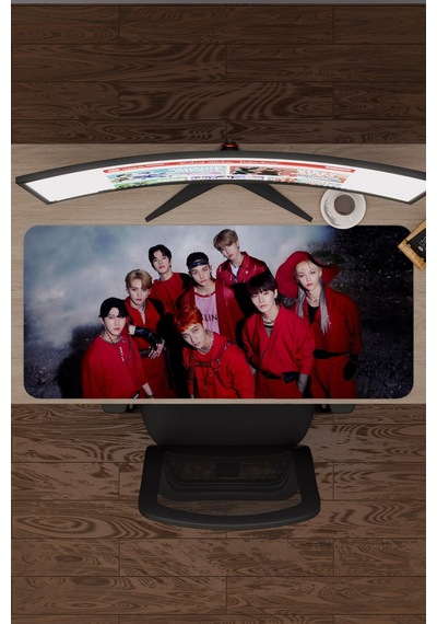 Stray Kids V2 90x40 Xxl Gaming Kauçuk Kaymaz Taban Mouse Pad Fare Altlığı