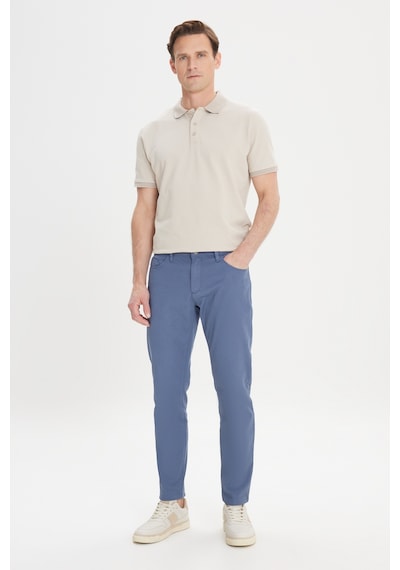 AC&Co / Altınyıldız Classics Erkek Petrol Slim Fit Dar Kesim 5 Cep Armürlü Esnek Pantolon Petrol AC&Co / Altınyıldız Classics Erkek Petrol Slim Fit Dar Kesim 5 Cep Armürlü Esnek Pantolon Petrol