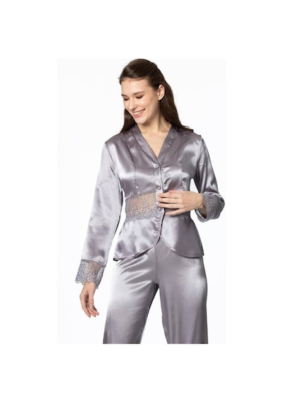 Pirre Cardin 6lı Dantelli Saten Çeyiz Seti 001