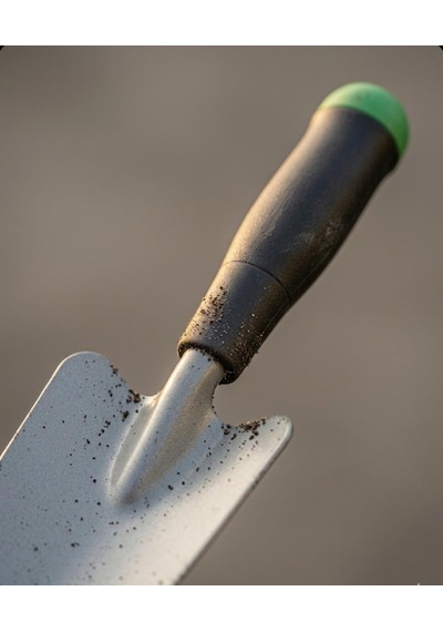 Plastik Saplı Metal Bahçe El Küreği Geniş Ağızlı Hobi Küreği 31 M