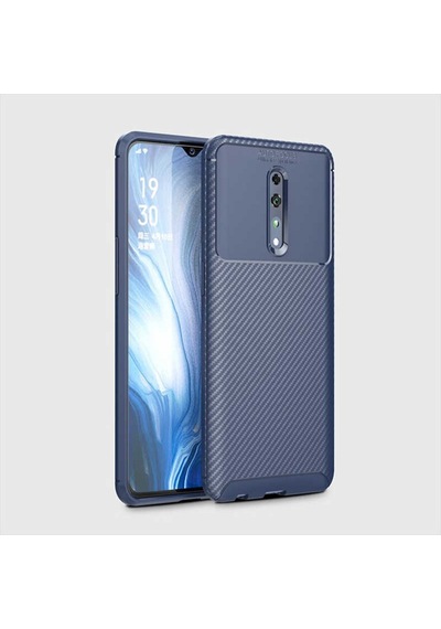 Oppo Reno Z Kilif Karbon Silikon Case 389460582