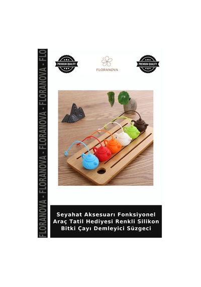 Seyahat Aksesuarı Fonksiyonel Araç Tatil Hediyesi Renkli Silikon Bitki Çayı Demleyici Süzgeci Diğer