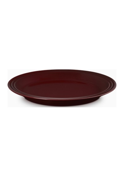 Le Creuset Klasik Dayanıklı Tasarım Seramik Yemek Tabağı 27 Cm Bordo