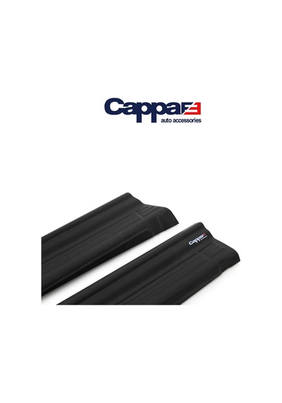 Cappafe Peugeot Boxer Kapı Eşiği Koruma Abs Mat Siyah 2 Parça N11.10351