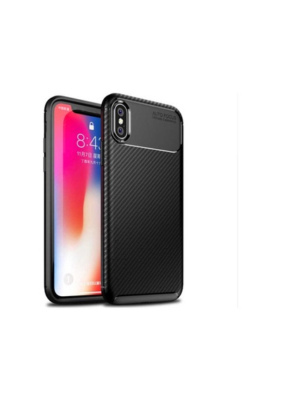 Apple Uyumlu iPhone Xs Max 6.5 Kılıf Zore Negro Silikon Kapak Lacivert