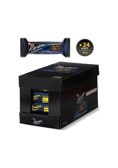Eti Karam Gurme Bitter Çikolatalı Gofret  24 x 50 G