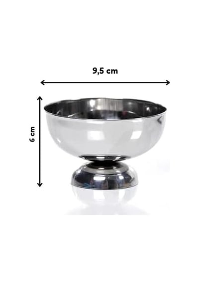 Çelik Pilav Ve Helva Kalıbı, Yuvarlak, 2'li Set, Büyük 11 Cm Ve Orta 9.5 Cm