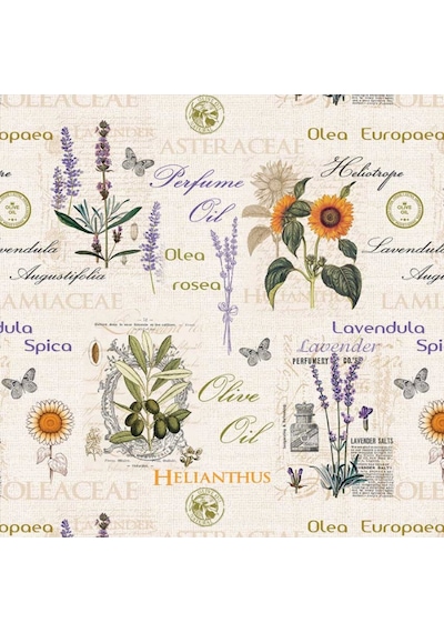 Muşamba Masa Örtüsü Astarlı Lavender