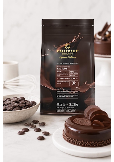 Callebaut Signature Collection Rustic São Tomé Bitter Çikolata 1 Kg