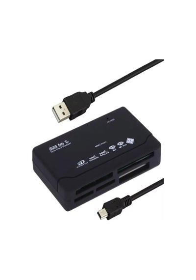26 İn 1 Çoklu Kart Okuyucu Usb Sd Sdhc Mini Micro Sd Memory Stick Duo M2 Mmc Xd Cf