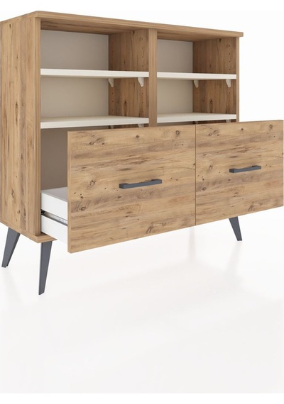 Arges Şifonyer 4 Raflı 2 Çekmeceli 88x30x80 Çam-aytaşı/çam Aytaşı/çam Arges Şifonyer 4 Raflı 2 Çekmeceli 88x30x80 Çam-aytaşı/çam Aytaşı/çam