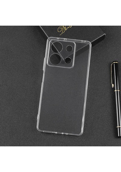 Zore Redmi Note 13 Pro 5g Kılıf Msra Süper Silikon Kapak - Renksiz Renksiz