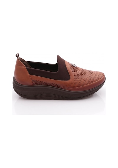 Dgn 4029 Kadin Comfort Ayakkabi Taba Analin