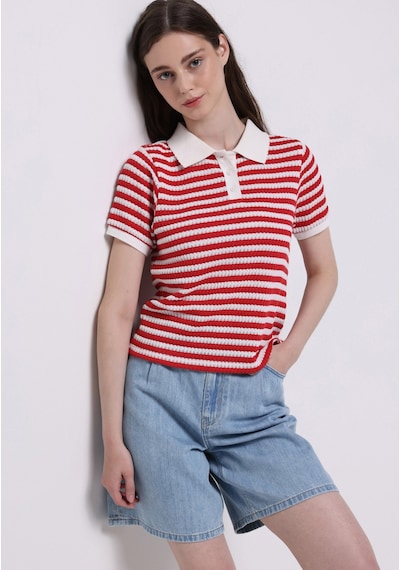 Colin's Colins Loose Fit Yüksel Bel Düz Kadın İndigo Jean Şort Cl1075192 Q1.v1 Dn44391 Denim
