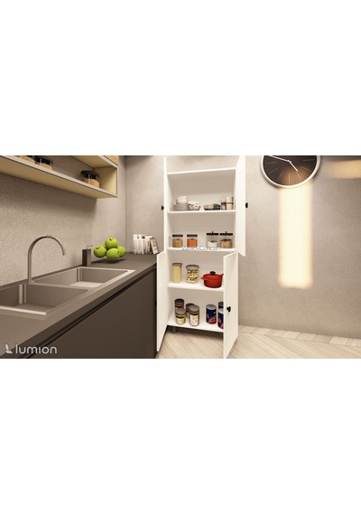Modus Çok Amaçlı Mutfak Banyo Ayakkabılık Dolabı 70 Cm 6 Bölmeli