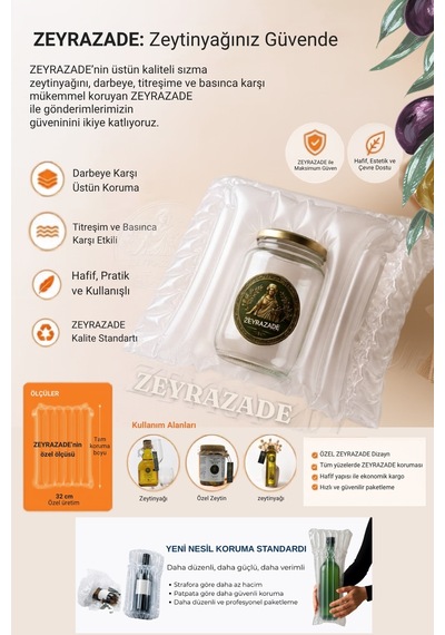 Zeyrazade Doğal Sofralık Salamura Siyah Zeytin Edremit Bölgesi  950 G