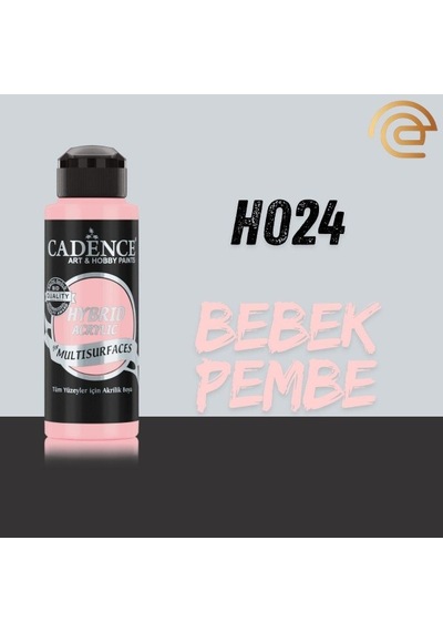 Cadence Hybrid Multisurface Akrilik Boya 120 Ml H024 Bebek Pembe H-024 Bebek Pembe