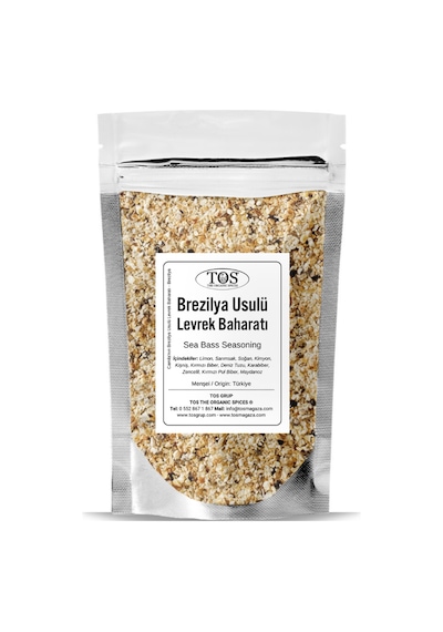 Camila'nın Brezilya Usulü Levrek Baharatı 100 Gr Camila S Brazilian-style Sea Bass Seasoning