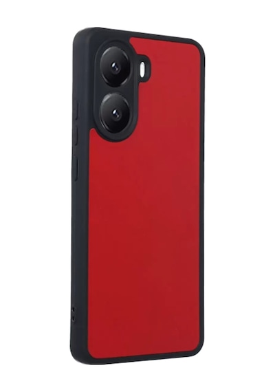 Newface Xiaomi Poco X7 Pro Kılıf Aras Deri Kapak - Kırmızı