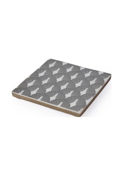 Yargıcı Çiçek Desenli Kare Bardak Altlığı 10x10 Cm 26knhs1019m St