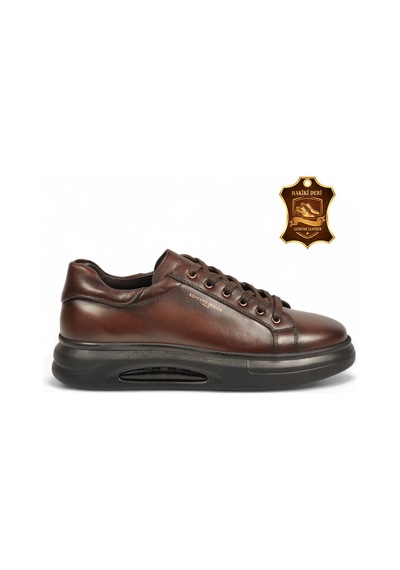 Komcero Kauçuk Tabanlı Bağcıklı Sneaker Kahve Hakiki Deri Erkek Casual Ayakkabı Xs2456-6015 Kahverengi Komcero Kauçuk Tabanlı Bağcıklı Sneaker Kahve Hakiki Deri Erkek Casual Ayakkabı Xs2456-6015 Kahverengi