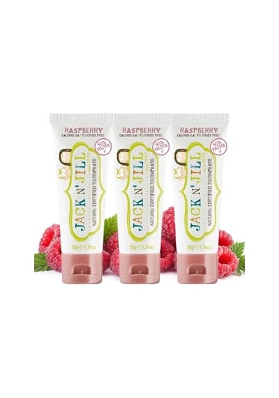 Jack N' Jill Doğal Diş Macunu Ahududu - 3 Adet