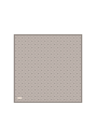 Pierre Cardin Taş 90x90 İpek Twill Eşarp Taş Taş