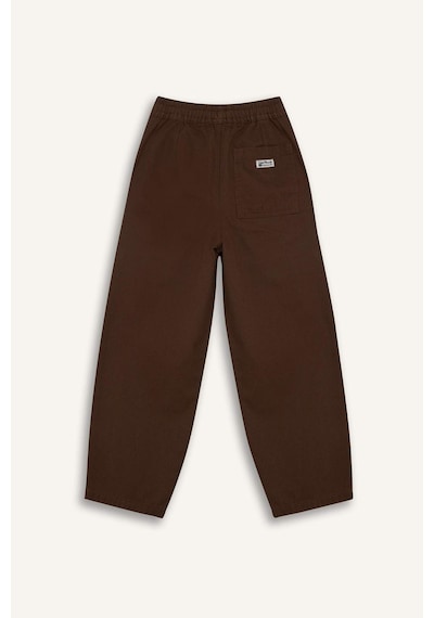 Defacto Barrel Fıt Düz Paça Gabardin Pantolon Erkek Çocuk G8336a826spbn254 Kahve-bn254