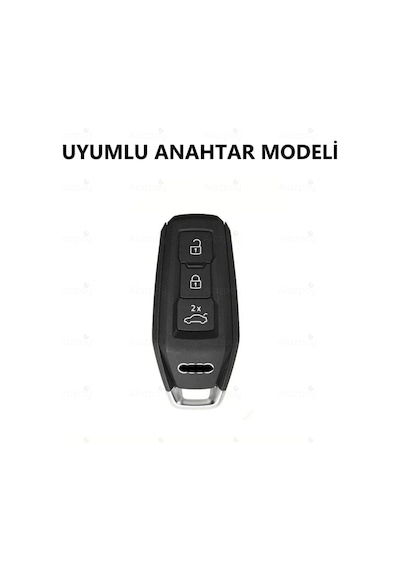 Audi A3 A4 A5 A6 A8 E-tron Q3 Q4 Q5 Q7 Q8 S5 S6 E-tron Gt Gümüş Kenar Tpu Anahtar Kılıfı Beyaz