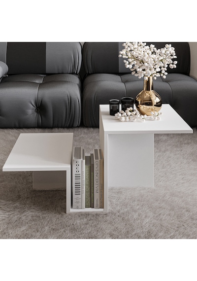 Relinda Modern Orta Sehpa Şık Ve Fonksiyonel Beyaz