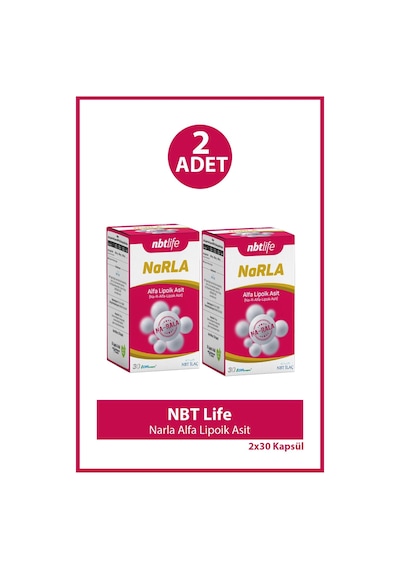 Nbt Life Narla Alfa Lipoik Asit 30 Kapsül 2 Adet