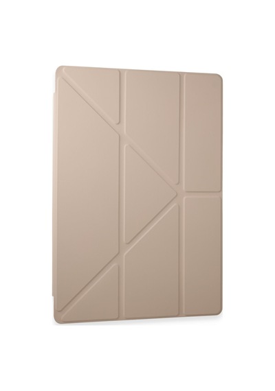 Galaxy X910 Tab S9 Ultra 14.6 Kılıf Kalemlikli Mars Tablet Kılıfı - Rose Gold Arka Kapak