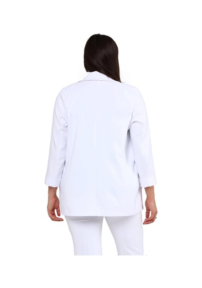 Hanezza Yeni Sarap Rengi Kadın Blazer Ceket Büyük Beden Takım Elbise Uyumlu Beyaz - 5553107 Beyaz Hanezza Yeni Sarap Rengi Kadın Blazer Ceket Büyük Beden Takım Elbise Uyumlu Beyaz - 5553107 Beyaz