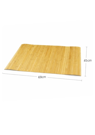 Ahşap Amerikan Servis Altlığı 45x69 Cm Doğal Görünümlü, Şık Ve Dayanıklı Ahşap