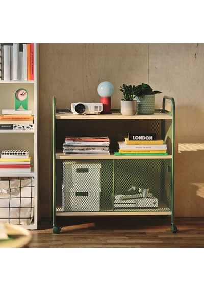 Ikea Nålmakare Servis Arabası, Koyu Yeşil-metal, 79x44x88 Cm