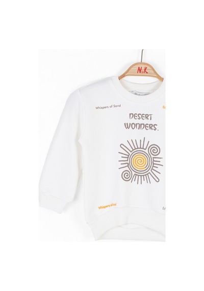 Xo Kids Erkek Çocuk Sweatshirt 9ay-4 Yaş 47605 Ekru