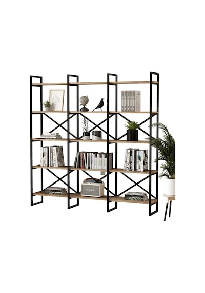 Atlantis 175cm Metal Kitaplık 5 Raflı Geniş 3 Bölme Atl6-a Atlantik Çam Atlantis 175cm Metal Kitaplık 5 Raflı Geniş 3 Bölme Atl6-a Atlantik Çam