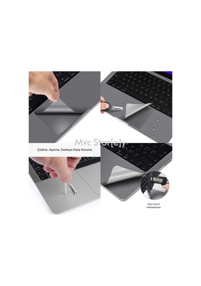Apple Uyumlu MacBook Pro 16 İnç Kılıf Touchpad Sticker Film Koruyucu 2019 Yılı Cihazı A2141 İle
