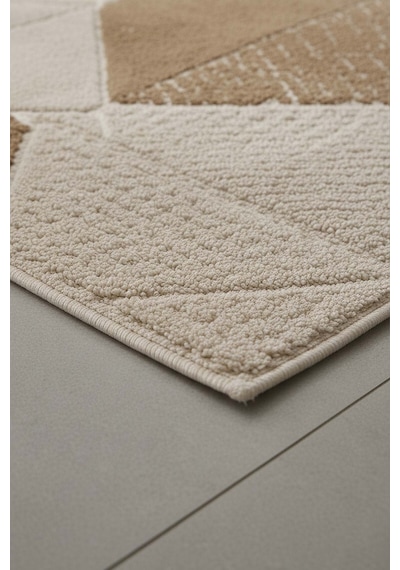 Terra Geometrik 2 Li Banyo & Klozet Paspas Takımı Kahverengi